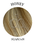 45CM-HONEY BALAYAGE-7G | 9N | 11N-1 strand