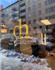 dh WINDOW STICKER