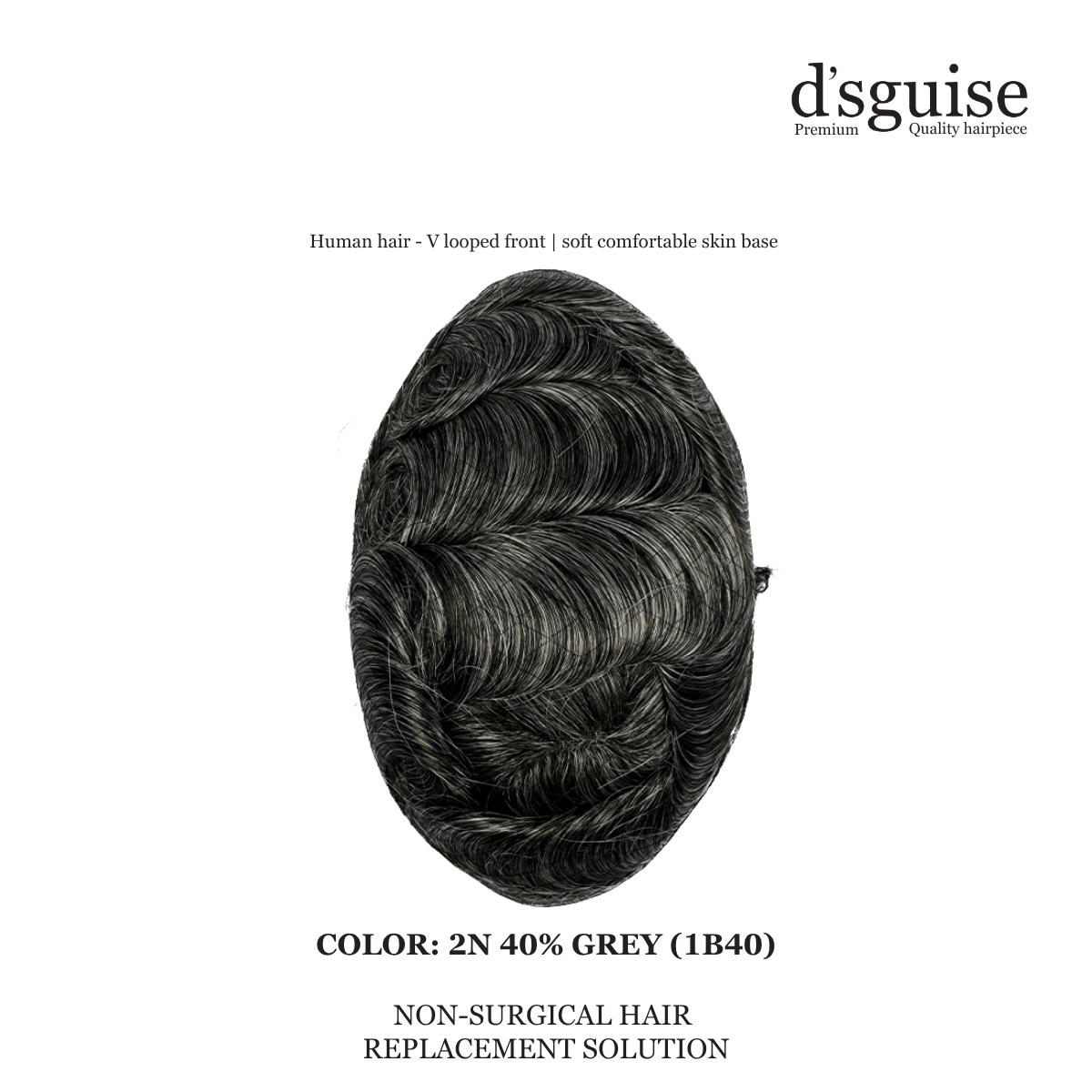 DSGUISE-2N-DARKEST BROWN (40% GREY)