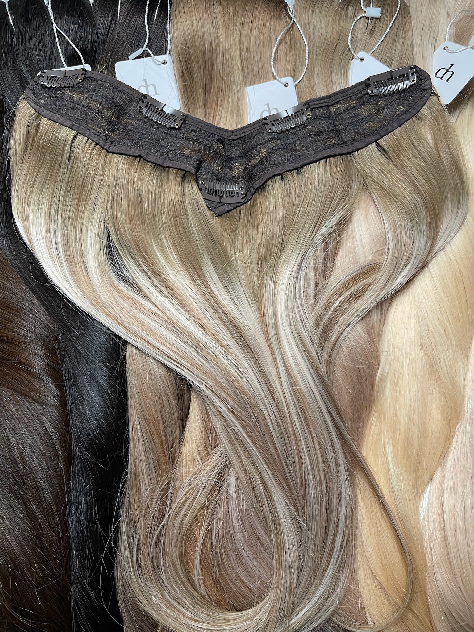 V-Clip in 50 cm - Dark Brown |3N